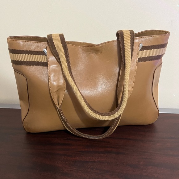 TAN GUCCI LEATHER TOTE - Picture 9 of 16